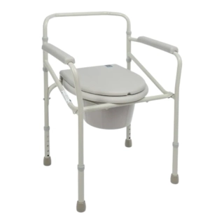 Toaletní křeslo statické se skládacím rámem RKT 023B