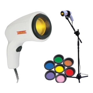 Biolampa MediLight + barevná terapie + stojan k biolampě