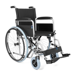 Mechanický invalidní vozík BASIC H011, 43cm černý