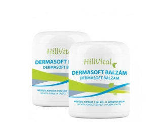 Hillvital Dermasoft balzám dvojbalení 2x250 ml ke zmírnění ekzému
