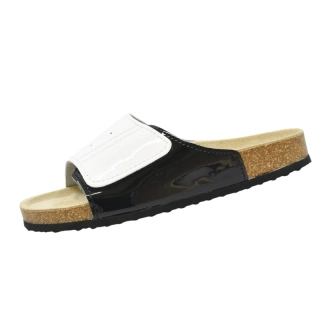 Ortopedické pantofle č.38 T56 PROTETIKA černo-bíle