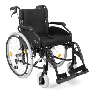 Timago EVERYDAY-TIM T101 odlehčený invalidní vozík šířka 43cm, černý, pevná kola