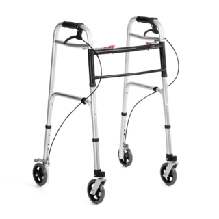 Interiérové ​​odlehčené chodítko s brzdami a kolečky JMC-C 3224