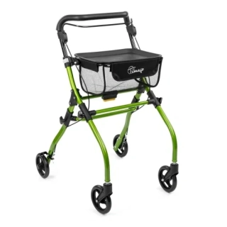 Interiérové ​​čtyřkolové hliníkové chodítko PEDRO