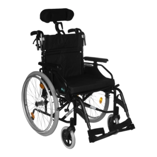 Invalidní vozík s opěrkou hlavy RF-3 Cruiser Active Z, 48cm černý