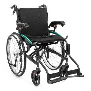 Timago ultralehký invalidní vozík ACTIV-TIM, šířka 46cm, černý, pevná kola