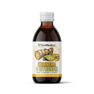 EkoMedica Kurkuma s citronem šťáva 250 ml