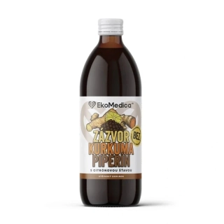 EkoMedica Zázvor Kurkuma Piperin nápoj 500ml