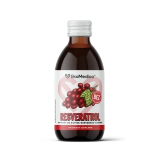 EkoMedica Resveratrol nápoj ze slupek červených hroznů 250 ml