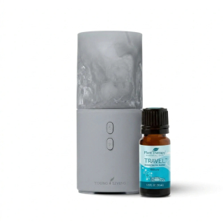 Young Living Viya Difuzer do auta + Plant Therapy Travel esenciální olej na cestování 10 ml